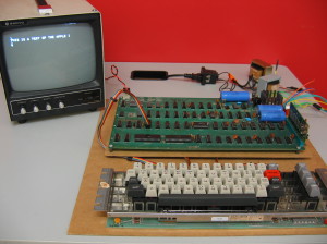TI Silent 700 Model 733 Keyboard with Apple 1